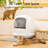 75L Extra Large Open Self-cleaning Smart Automatic Cat Litter Box With Mat & Liner for Multi Cats, App Control/Odor Removal/Safety Protection-1359893508