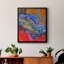 Toile encadrée de qualité supérieure Vibrant Flow II - prête à être accrochée-1609440248-1609440251