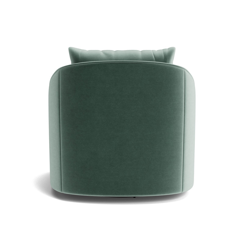 Laurel Swivel Chair, Performance Velvet - Jade