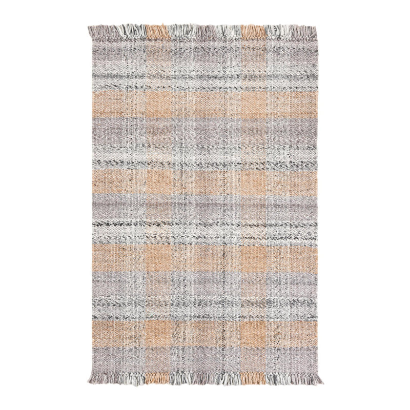 Tapis intérieur / extérieur Eco Plaid, Rectangle 4 pi 1 po x 6 pi 1 po