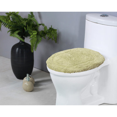 Couvercle de toilette 100% coton, doux et lavable à la machine 18 po x 18 po