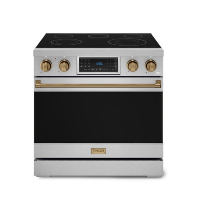 Cuisinière électrique professionnelle à panneau inclinable de 36 po Gordon Ramsay par THOR Kitchen 