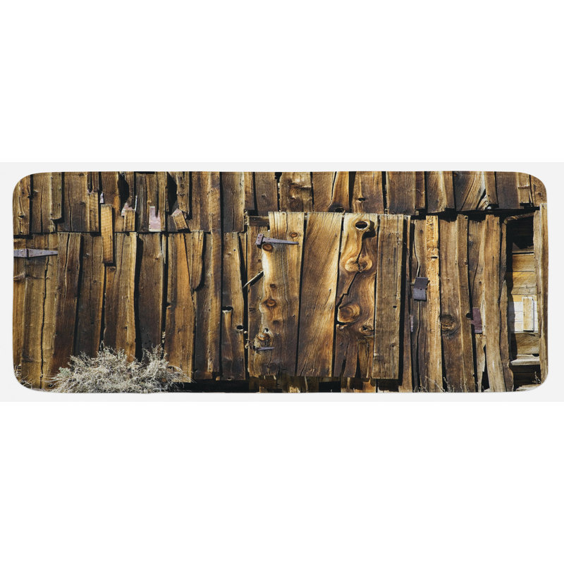 Rustic Polyester Kitchen Mat