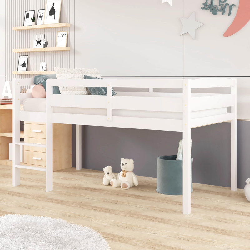 Lit mezzanine en bois