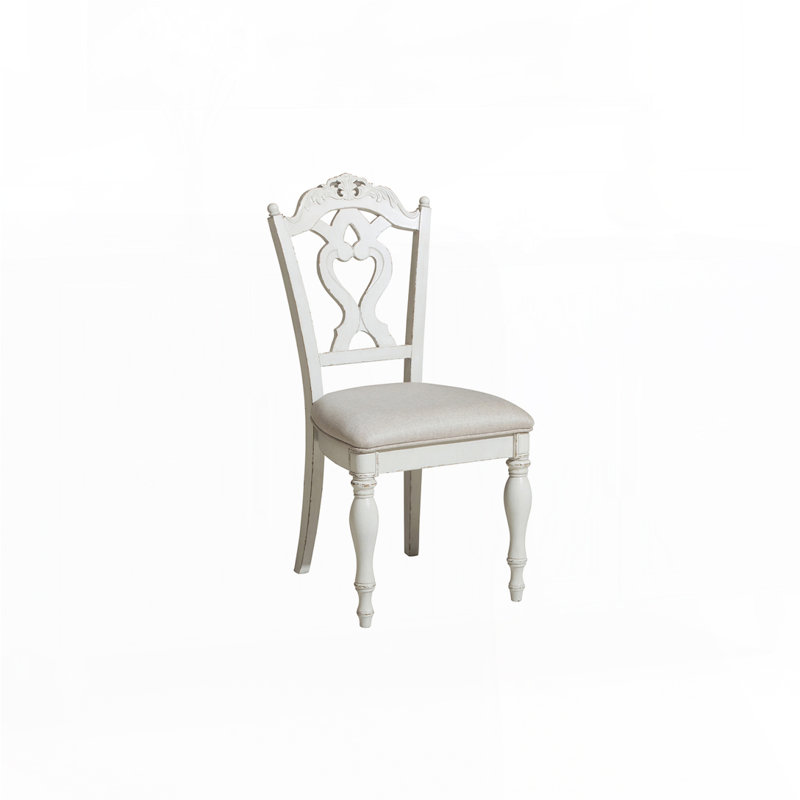 Chaise blanche antique 1pc