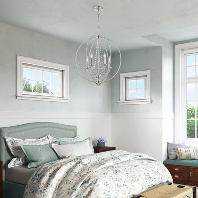 Ledjon 5 - Light Dimmable Globe Chandelier