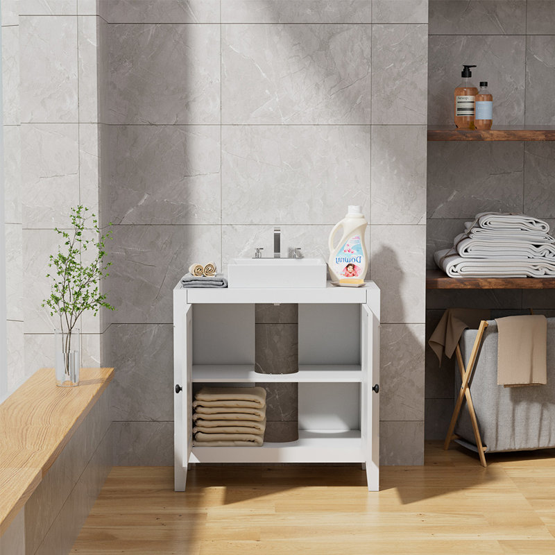 MDF, Metal Bathroom Cabinet