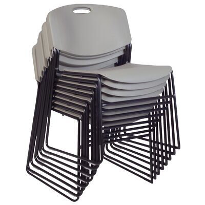 Regency Zeng Ultra Compact Metal Frame Armless Stackable Chair -  4400GY8PK