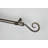 Modern Curl Adjustable Single Curtain Pole-6257498-6257496