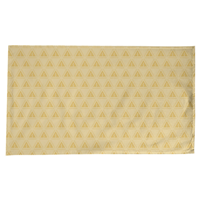 Nappe d’arbre minimaliste classique Barbra, Jaune