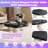 Modern Cloud Shaped Coffee Table With Spherical Legs, Pet & Kid Friendly, Space Saving Design-1361830735