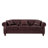  85.8 Inch Chesterfield Sofa Couch, Classic Faux Leather Tufted 3-Seater with Storage for Living Room, Brown-1552296925