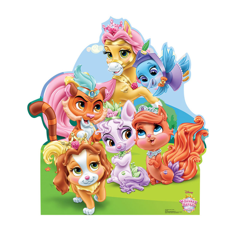 48'' Colorful Disney Palace Pets Cardboard Standup