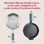 Ensemble de 2 housses en silicone souple pour casseroles et poêles en fonte Kitchenaid -867519279