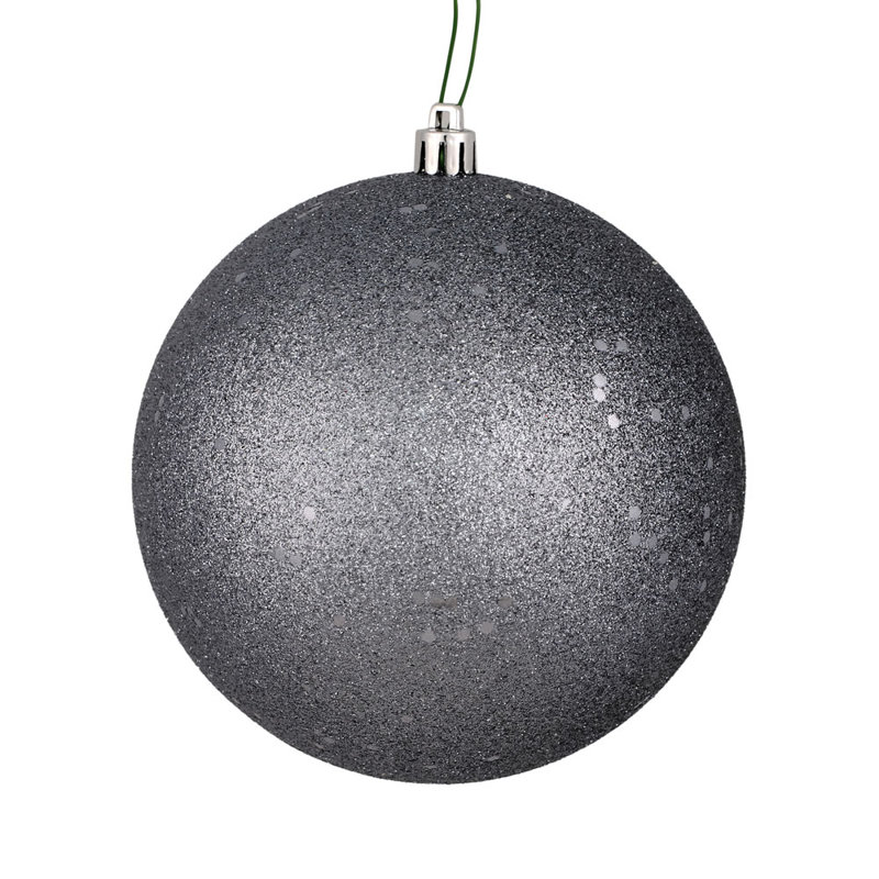 Décoration de boule décorative des Fêtes, H 4,75 po x l 4,75 po x P 4,75 po, Roche calcaire