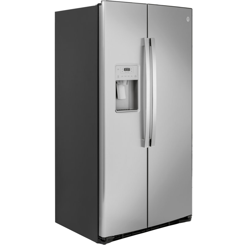 Counter Depth Side by Side Refrigerator, Stainless Steel