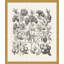 Bessler Study Neutral 6' Framed Graphic Art Print on Glass