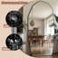 Miroir pleine longueur moderne rectangulaire de 76 po x 34 po, cadre en aluminium noir, miroir mural complet, incliné ou autoportant pour la chambre à coucher, le salon ou la salle de bain-2019494033-2019494038