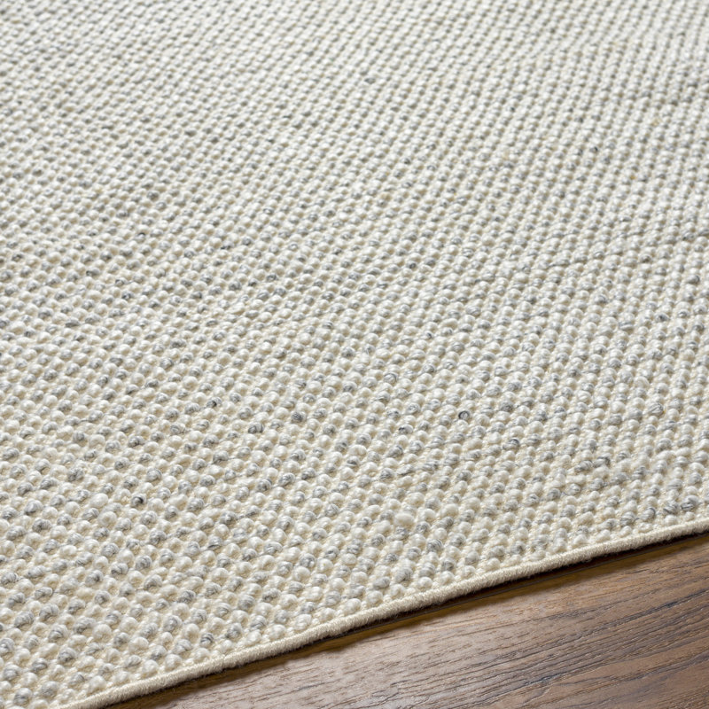 Pennelope rayé tissé à plat recyclé P.E.T. Tapis intérieur / extérieur gris clair, Rectangle 2 pi x 3 pi