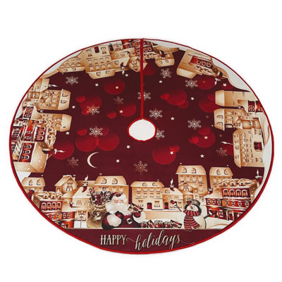 Santa Town Tree Skirt