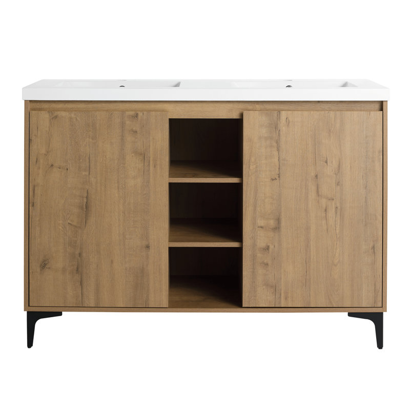 Meuble-lavabo autoportant 48 po Dualspace