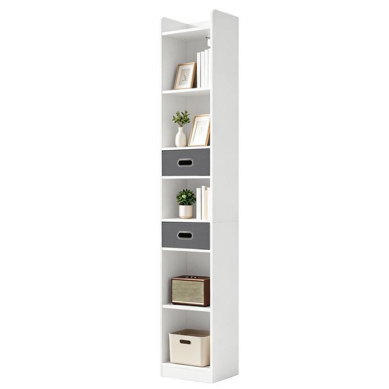 180cm H x 30cm W Standard Bookcase, White