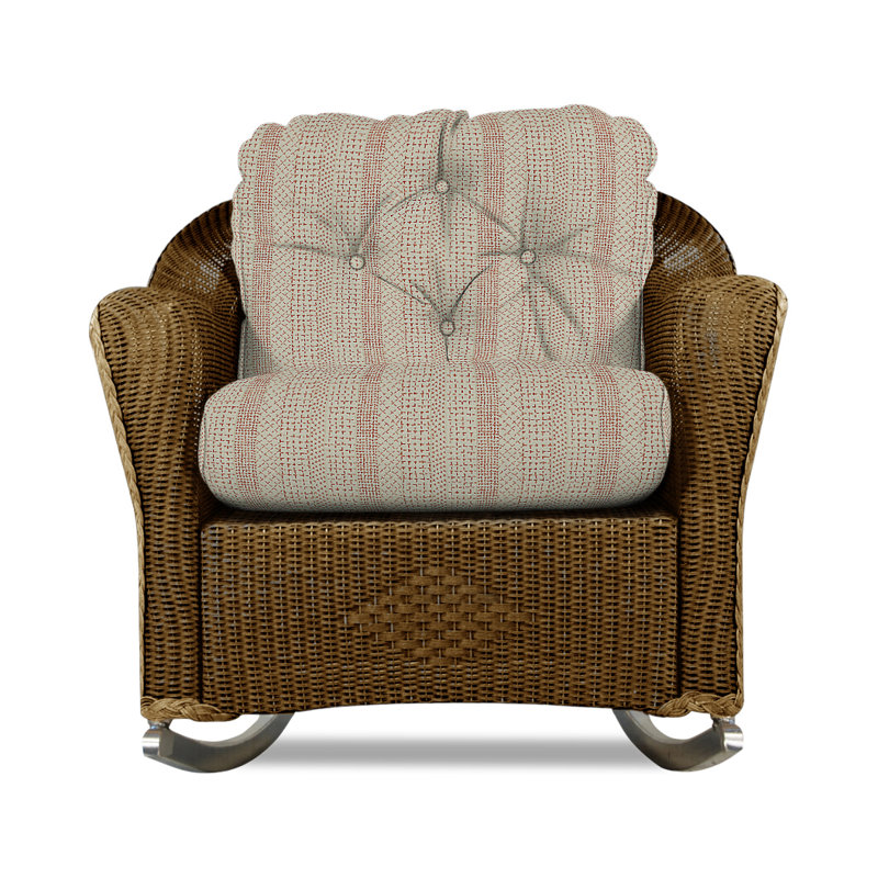 Reflections Outdoor Rocker Chair, Demo Stone, Bark
