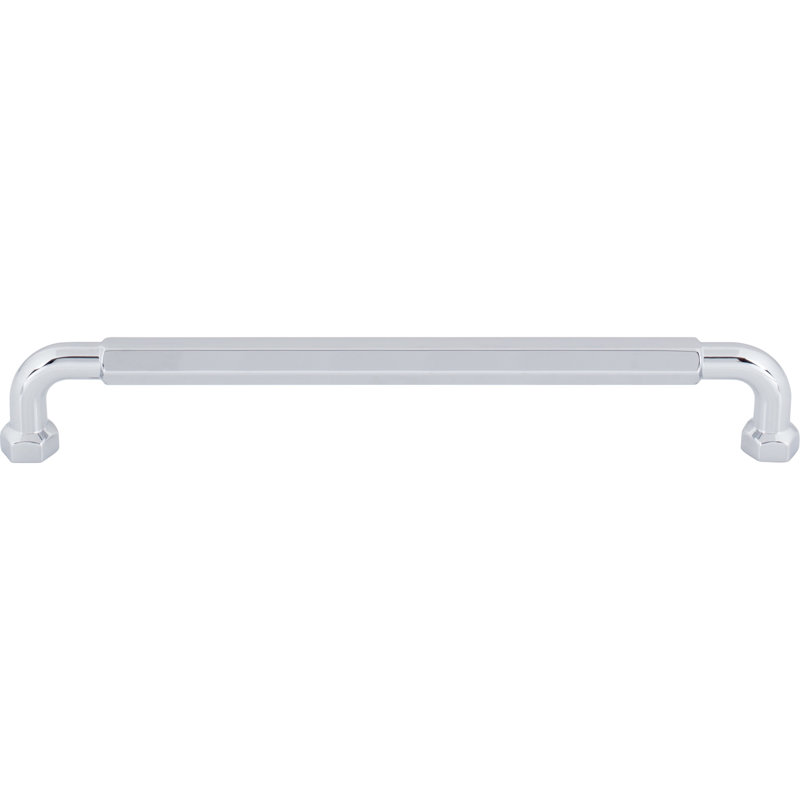 Dustin Bar Pull, Polished Chrome, 7 9/16" Center To Center