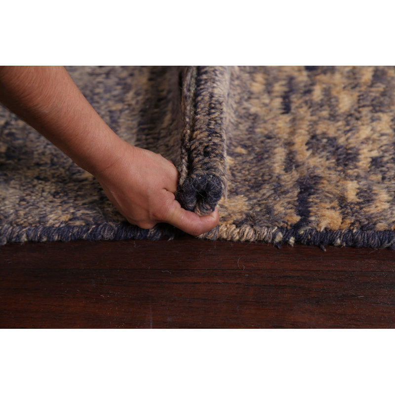 Tapis marocain en laine noué à la main 7 x 11