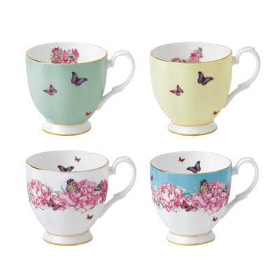 Tasse à pieds 10,1 oz Royal Friends Miranda Kerr Friendship Bénédiction, gratitude, joie et dévotion