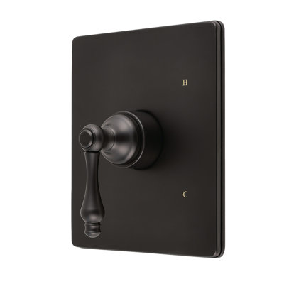 Kingston Brass Revival Single-Handle Pressure Balanced Tub and Shower Faucet Valve and Trim Kit