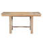 Table de salle à manger à rallonge 6 pièces Farmhouse 82 pouces avec repose-pieds, 4 chaises rembourrées et banc, 2 rallonges amovibles de 11 po, coussin-130154947-130154949-130154950