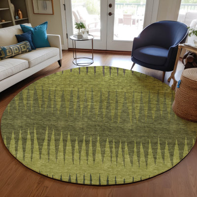 Malek Indoor/Outdoor Area Rug with Non-Slip Backing