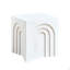 Table d'appoint carrée 15,74 po