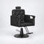 Fauteuil de salon inclinable avec hauteur réglable et système hydraulique pour coiffeur - Noir/Noir-130806161-130806162