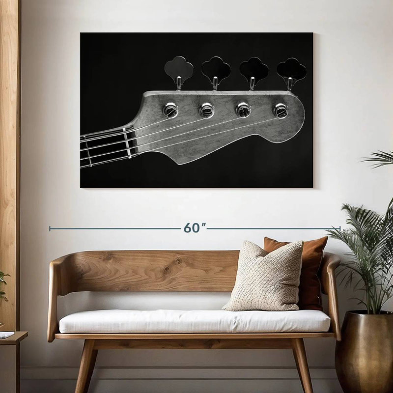 Tête de guitare Abarca, H 32 po x l 48 po