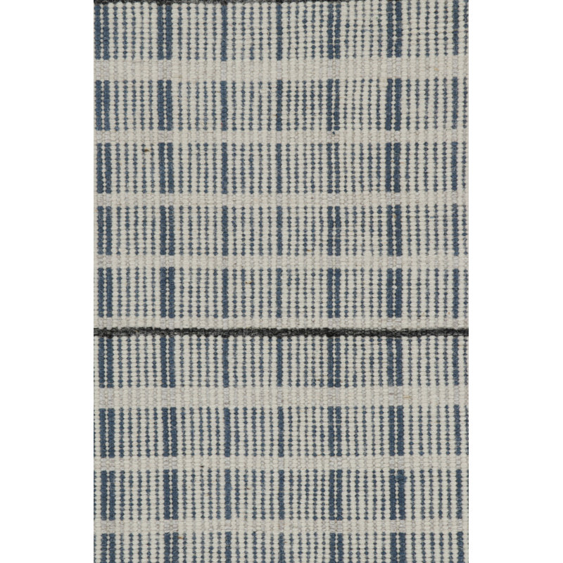Wool Geometric Area Rug, Rectangle 5' x 7'