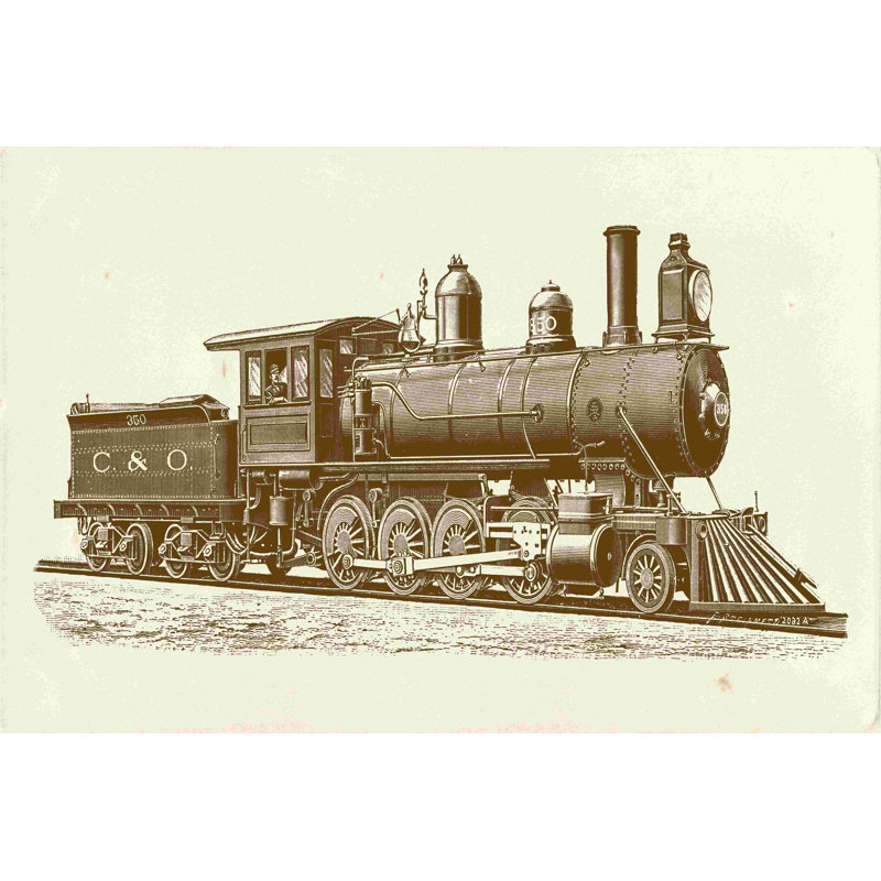 Train Engine II, H 20 po x l 30 po