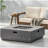 Square Iron Fire Pit - 50,000 Btu-1557071729