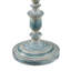 Lampe sur pied 61,25 po rustique bleu vieilli avec abat-jour tambour