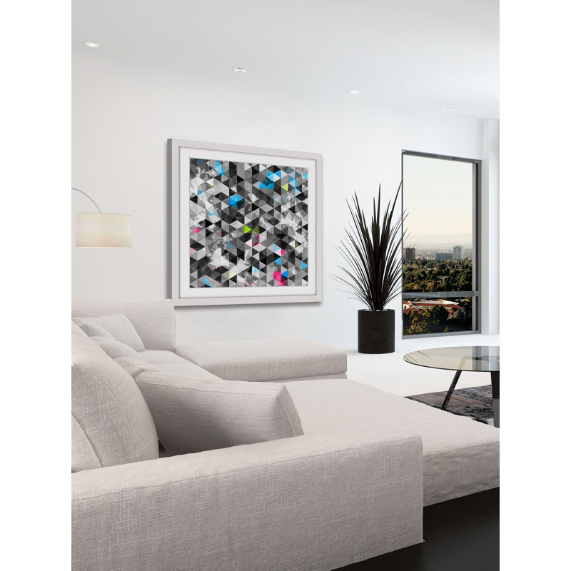 «In The Context» - Cadre photo, impression sur papier, H 24 po x l 24 po x P 1,5 po, Blanc
