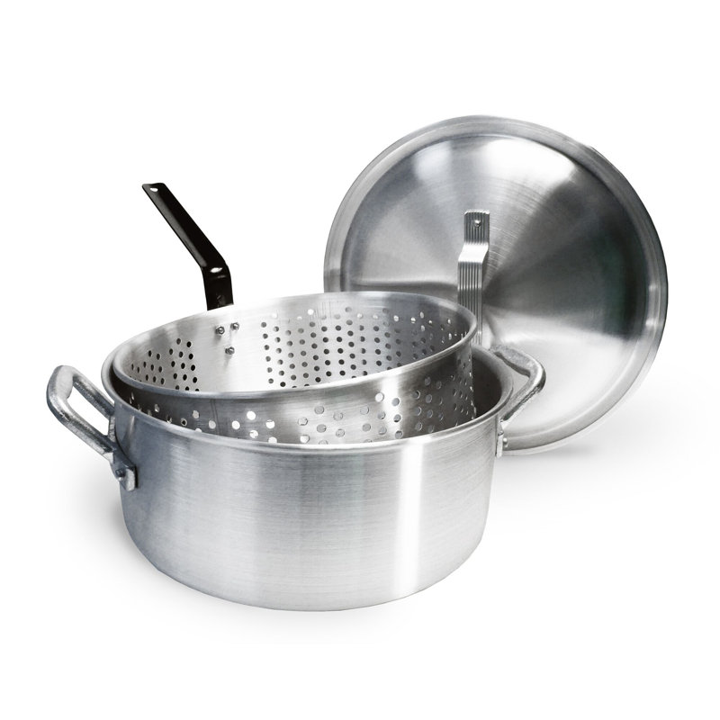 Bayou Classic 14 qt. Non-Stick Aluminum Stainless Steel Steamer Pot