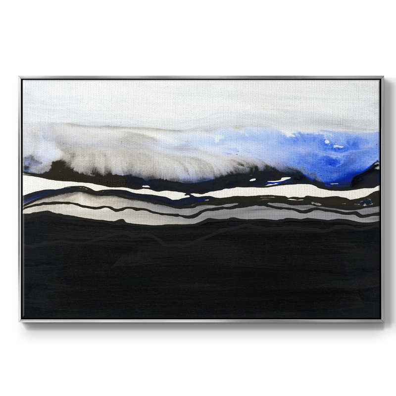 It's It's Time VII, reproduction d'art sur toile, H 17 po x l 25 po x P 2 po, Argent