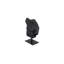 Victor Cast Alumiinum Sculpture Aged Black-1974268073