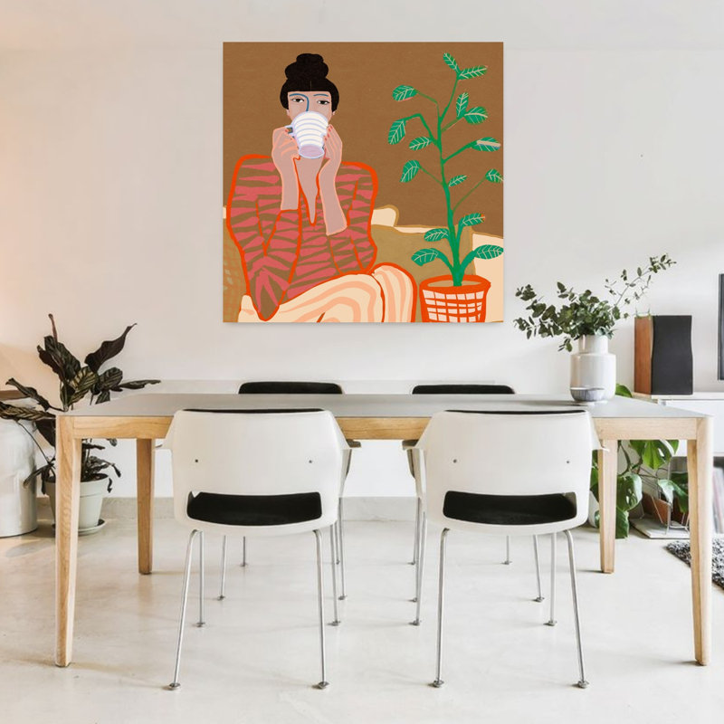 Art contemporain contemporain, H 36 po x l 36 po