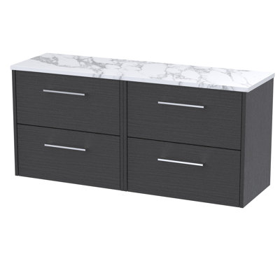 Juno 120.5cm Double Bathroom Vanity Base Only