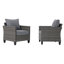 Chaise de patio avec coussins Tarnell-100782259