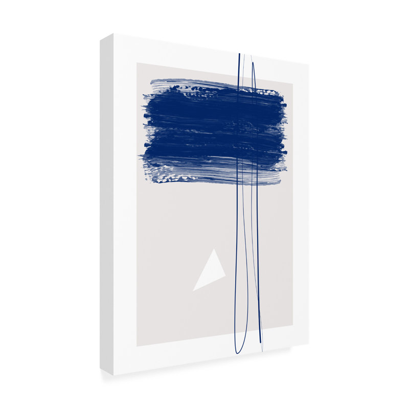 Art sur toile Elena Ristova Indigo, H 32 po x l 24 po x P 2 po