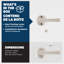 Faux levier de porte simple avec rosette ronde Katella