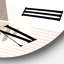 Abstract Sun And Moon In Mountains III - Modern Wall Clock-60328778